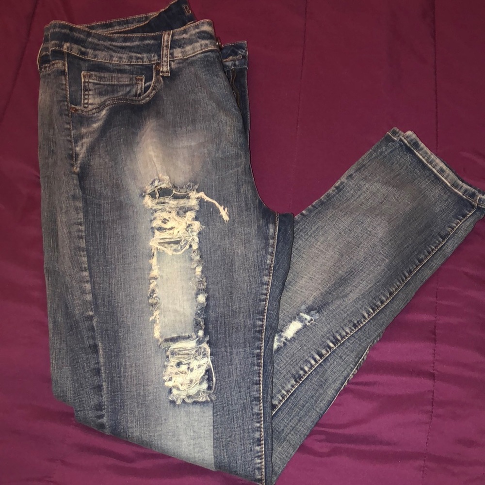 Women blue rope jeans 👖